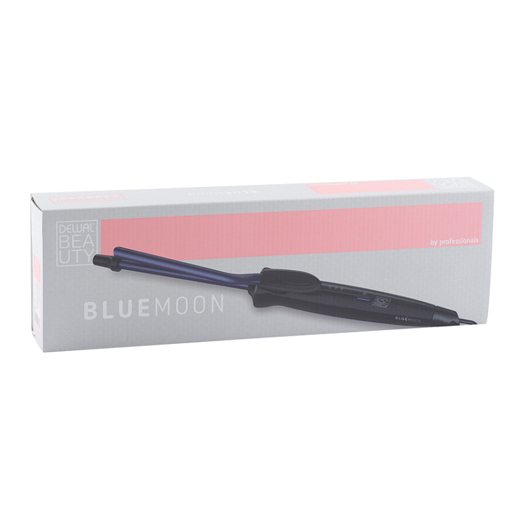 Плойка для волос DEWAL BEAUTY Blue Moon, 9 мм, черная