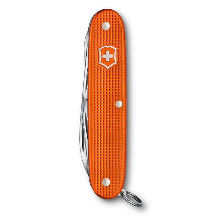 Нож перочинный VICTORINOX Pioneer X Alox LE 2021, 93 мм, 9 функций, алюминиевая рукоять, оранжевый