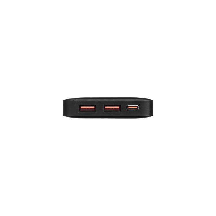 Внешний аккумулятор с цветной подсветкой Ancor PD Max Plus 10000 mAh, черный