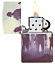Зажигалка ZIPPO Zombie Design с покрытием 540 Matte, латунь/сталь, белая, матовая, 38x13x57 мм