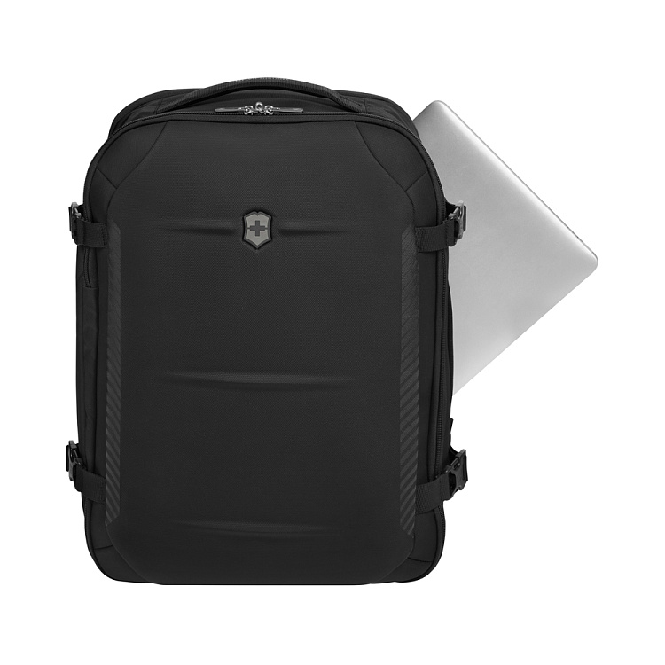 Рюкзак VICTORINOX Crosslight Boarding Bag, черный, RPET полиэстер, 39x22x53 см, 37 л