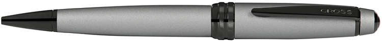 Шариковая ручка Cross Bailey Matte Grey Lacquer. Цвет - серый.